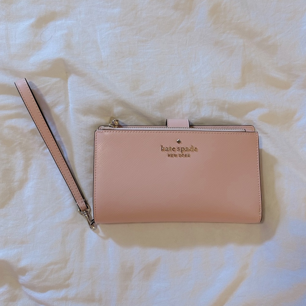 Kate Spade Pink Wristlet Wallet